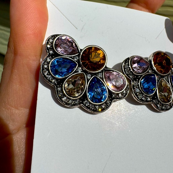 Jewelmint Peacock Earrings - Picture 8 of 10